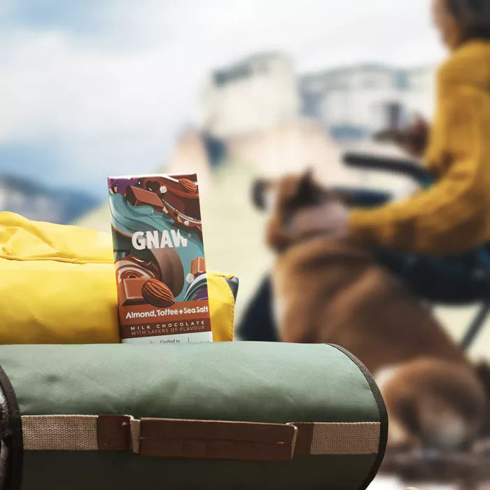 Almond Toffee & Sea Salt Milk Chocoalte Bar