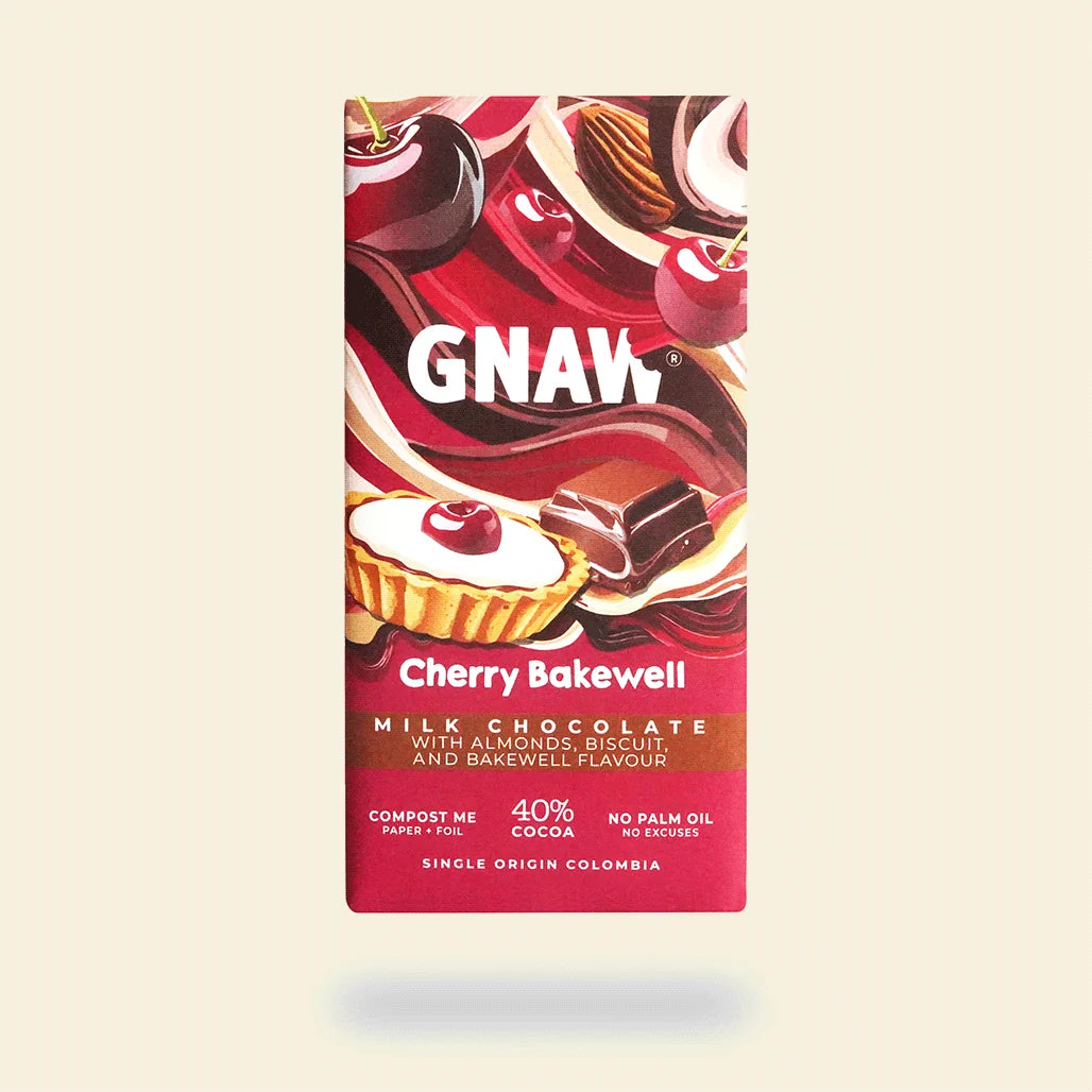 Cherry Bakewell Milk Chocolate Bar