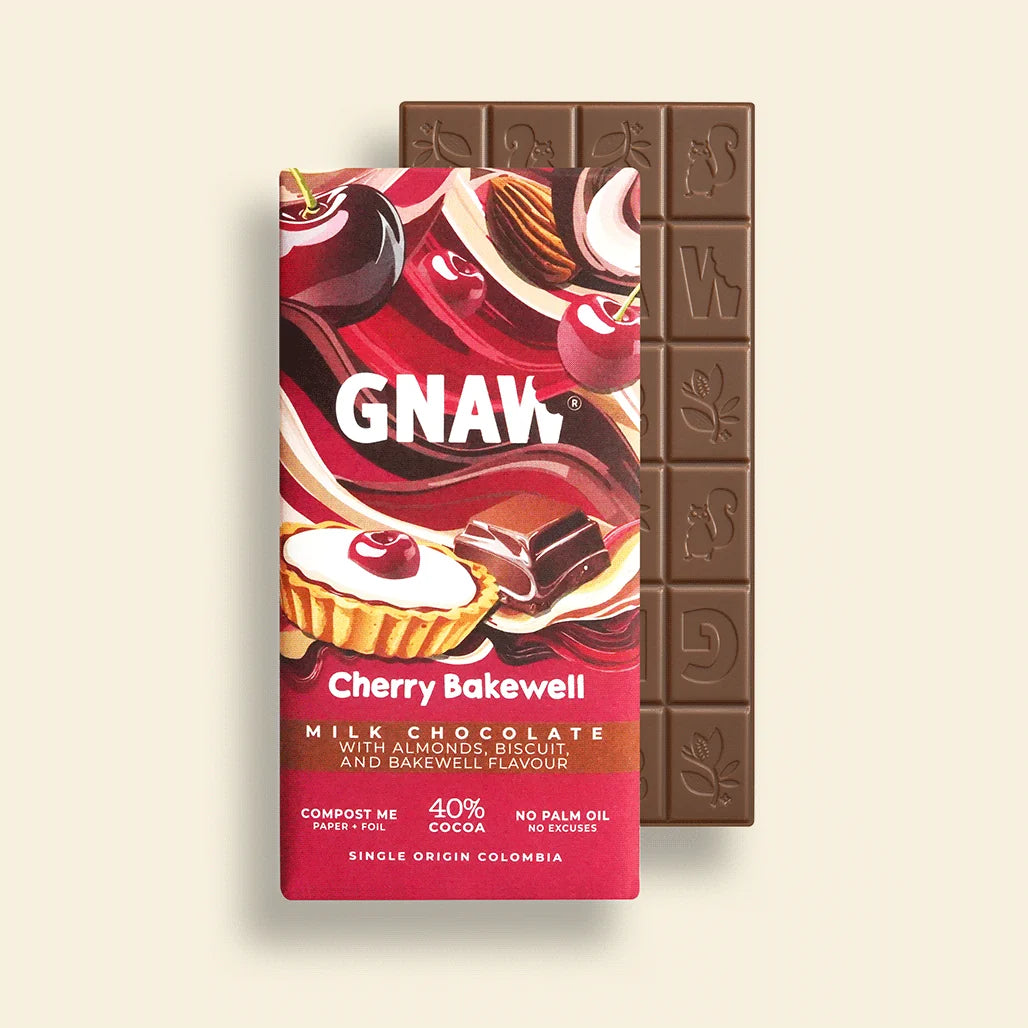 Cherry Bakewell Milk Chocolate Bar