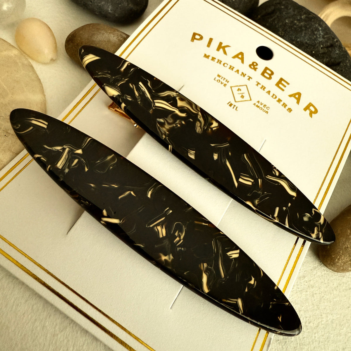 "Longboard" Duckbill Hair Clip