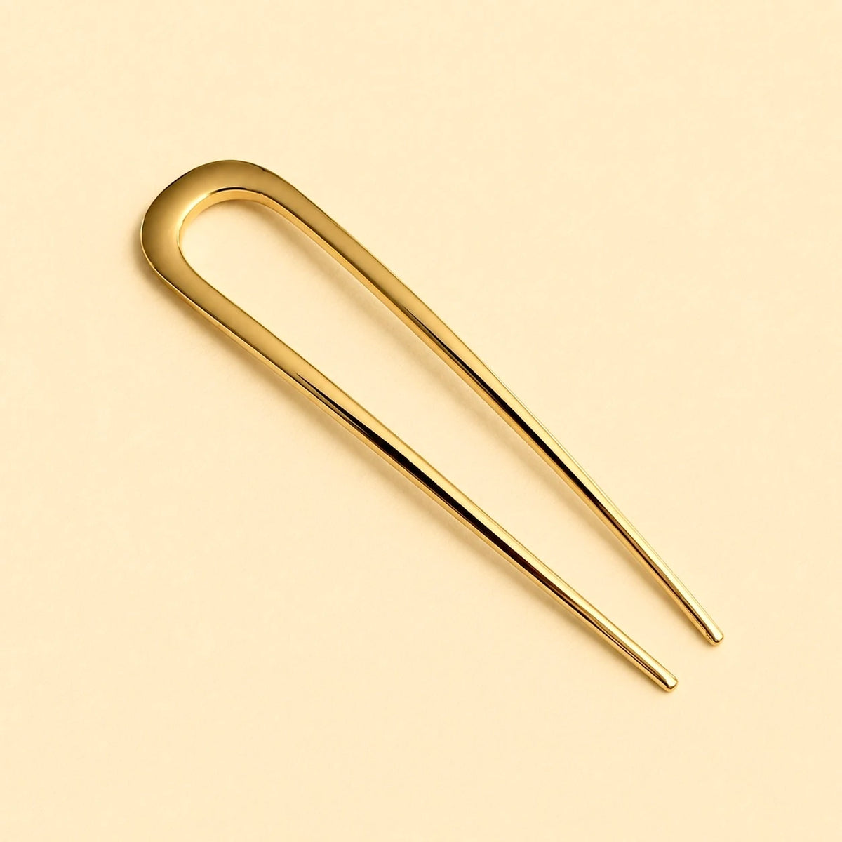 "Lydia" French Hair Pin in Gold