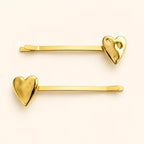 "Tresna" Heart Hair Pins