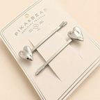 "Tresna" Heart Hair Pins