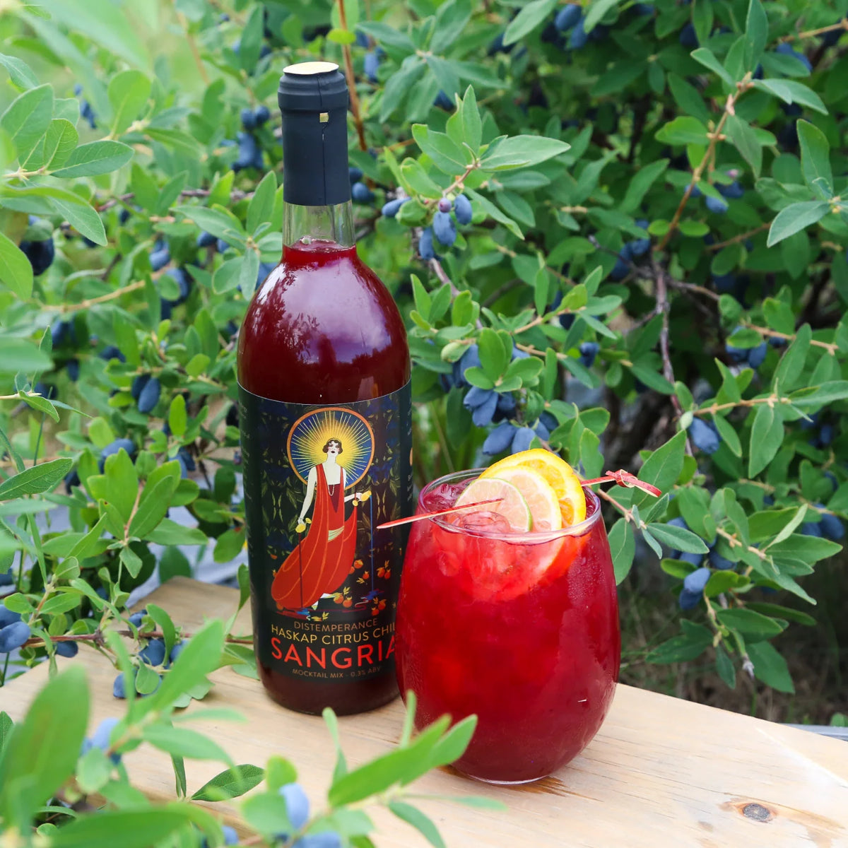 Distemperance Haskap Citrus Chili Sangria