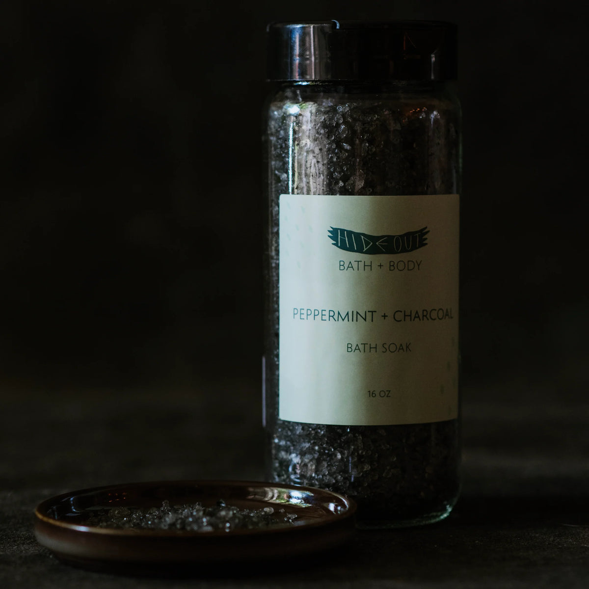 Peppermint + Charcoal Bath Soak