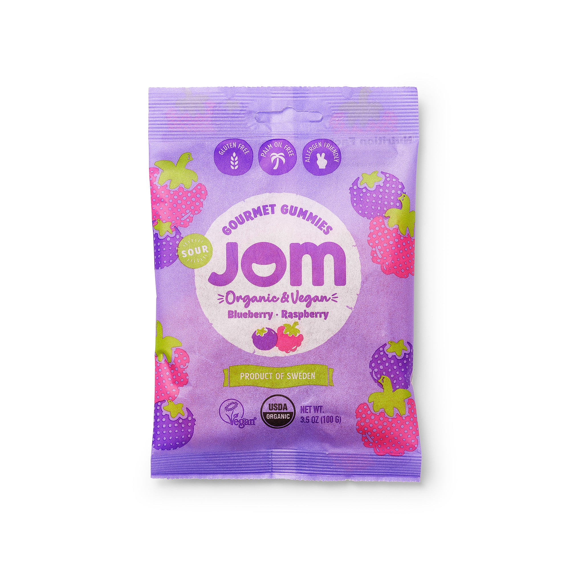 Sour Blueberry & Raspberry Gummies