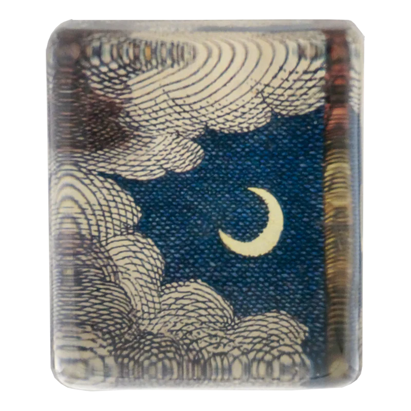 Clouds & Crescent Charm Paperweight