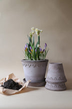 Københavner Raw Grey Terracotta Pot