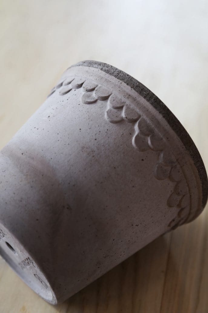 Københavner Raw Grey Terracotta Pot