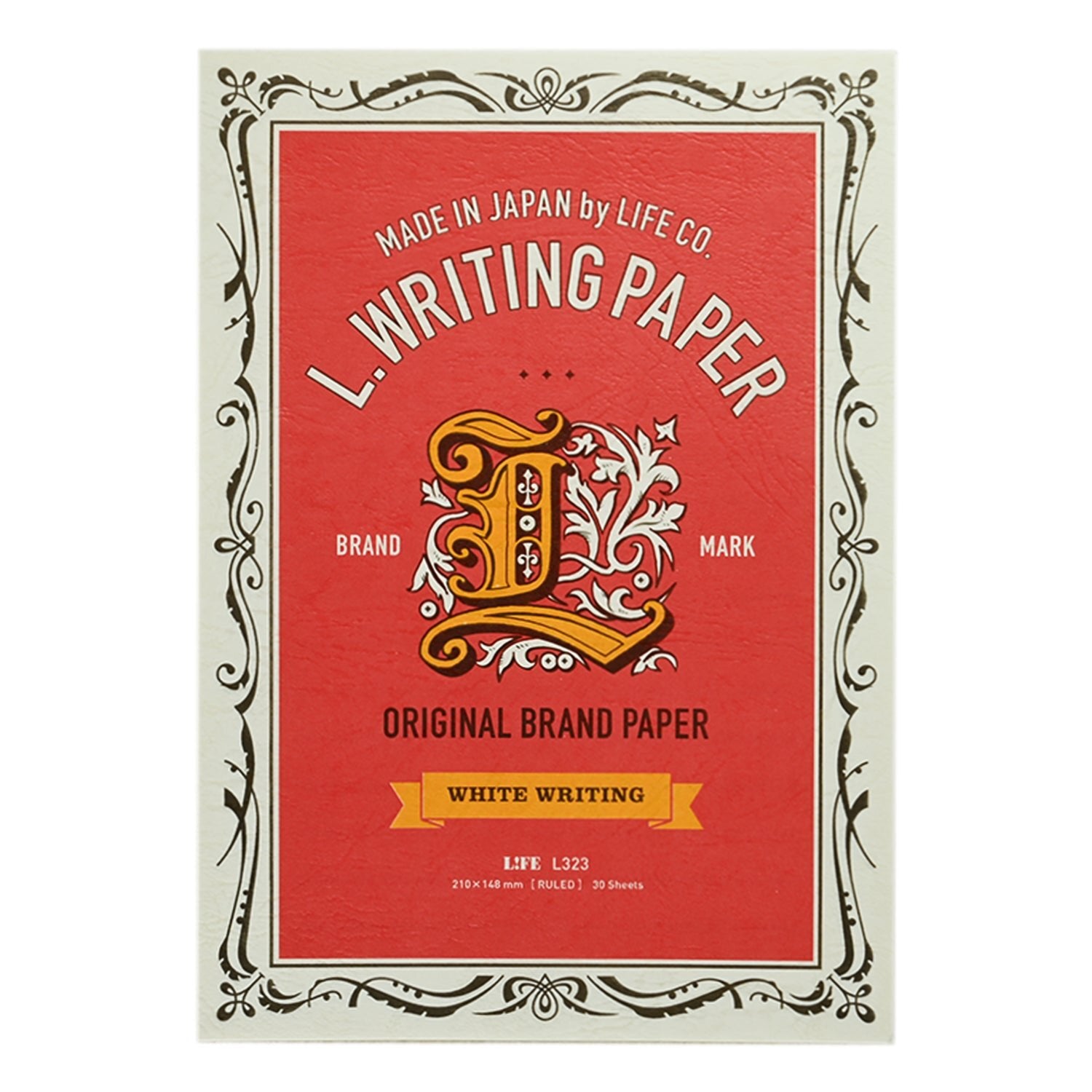 Life Brand Letter Pad - White A5 Ruled