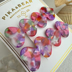 "Love is a Battlefield" Quadruple Heart Duckbill Hair Clip