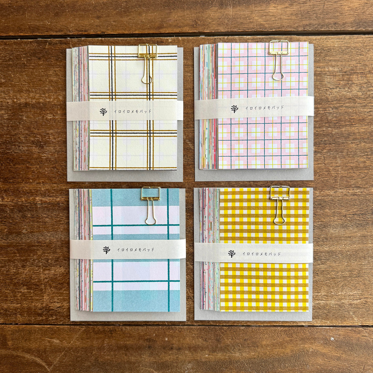 Iroiro Memo Pad - Checked