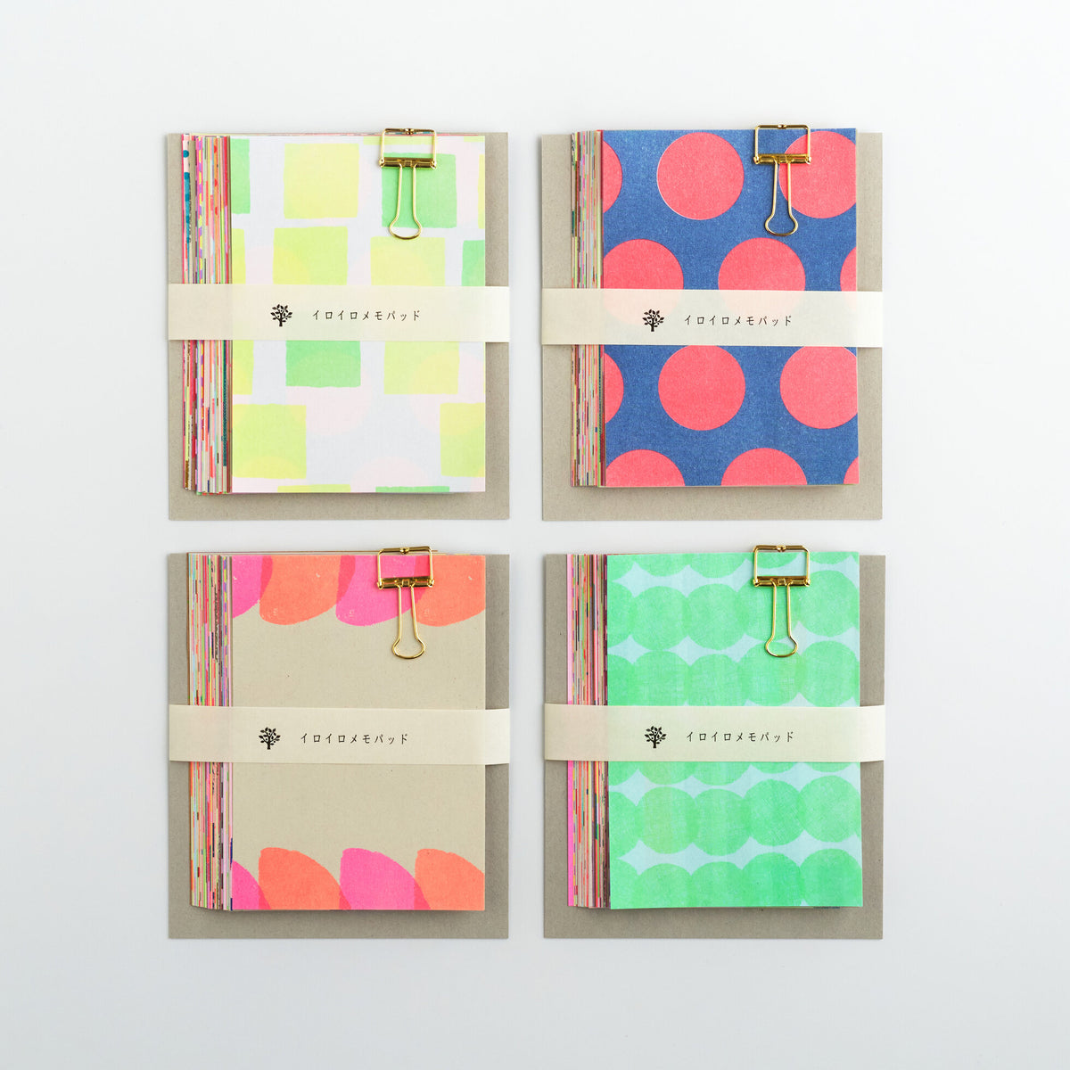 Iroiro Memo Pad - Neon
