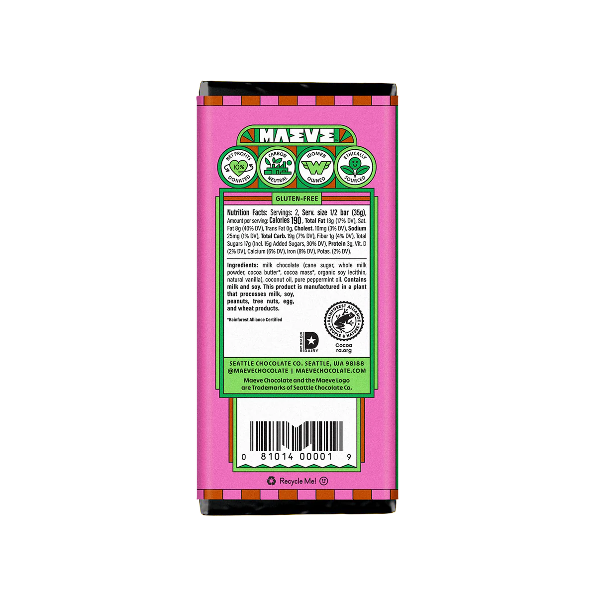 Magical Mint Milk Chocolate Truffle Bar