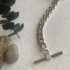 "Billy" Large Link Chain Necklace in Silver