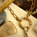 "Allerton" Floral Cold Porcelain Charm Necklace