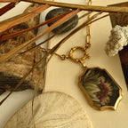 "Allerton" Floral Cold Porcelain Charm Necklace