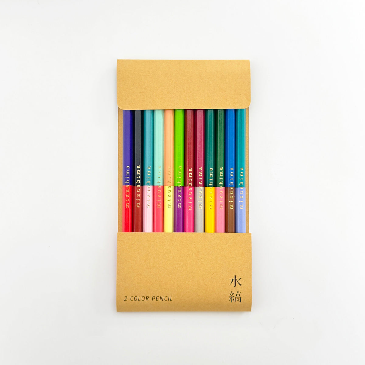 2-Colour Pencils - Set of 12