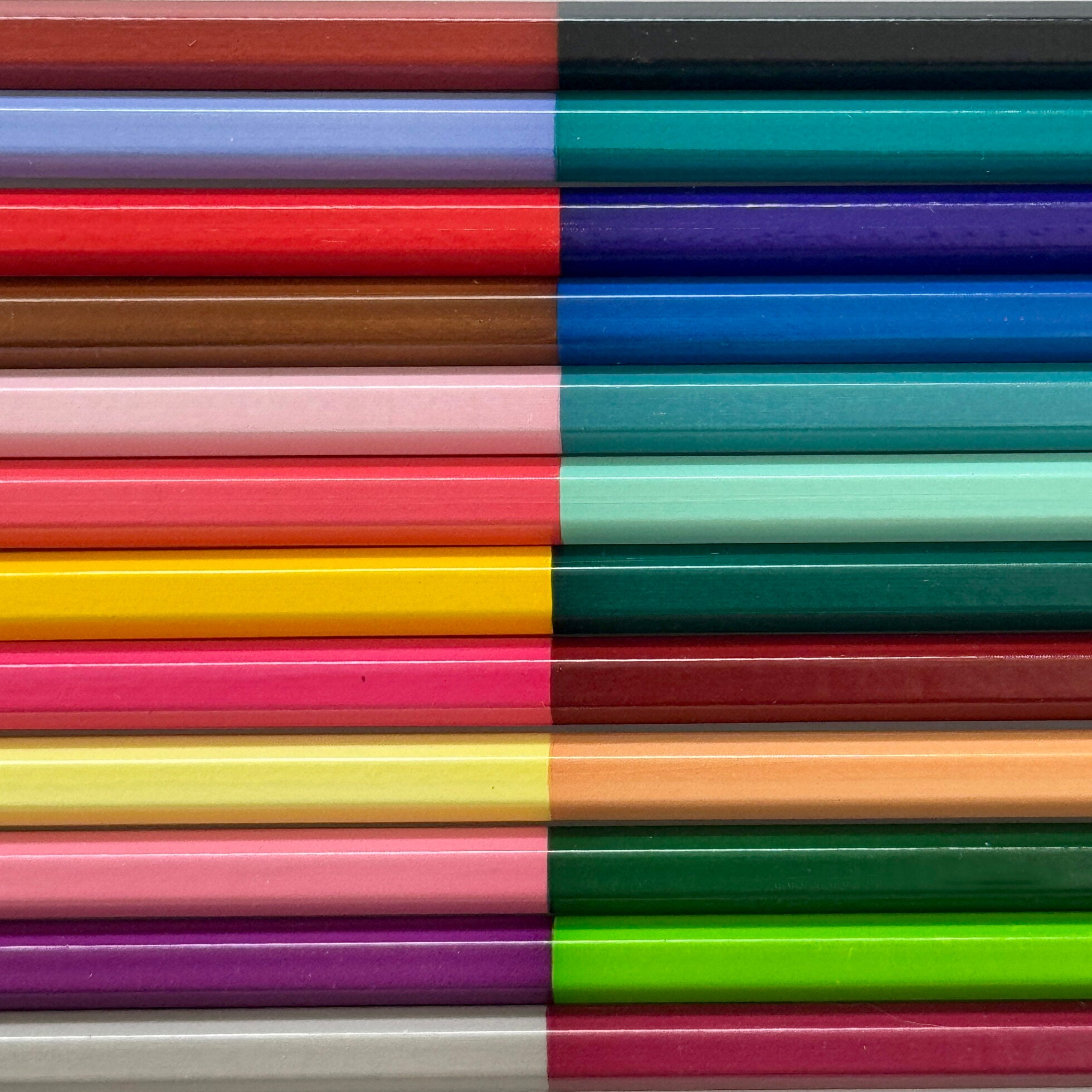 2-Colour Pencils - Set of 12