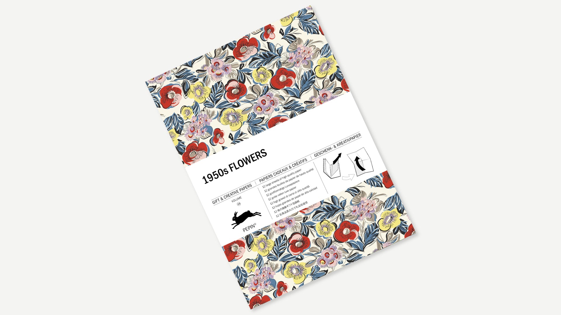 1950s Flowers Gift & Creative Paper Book