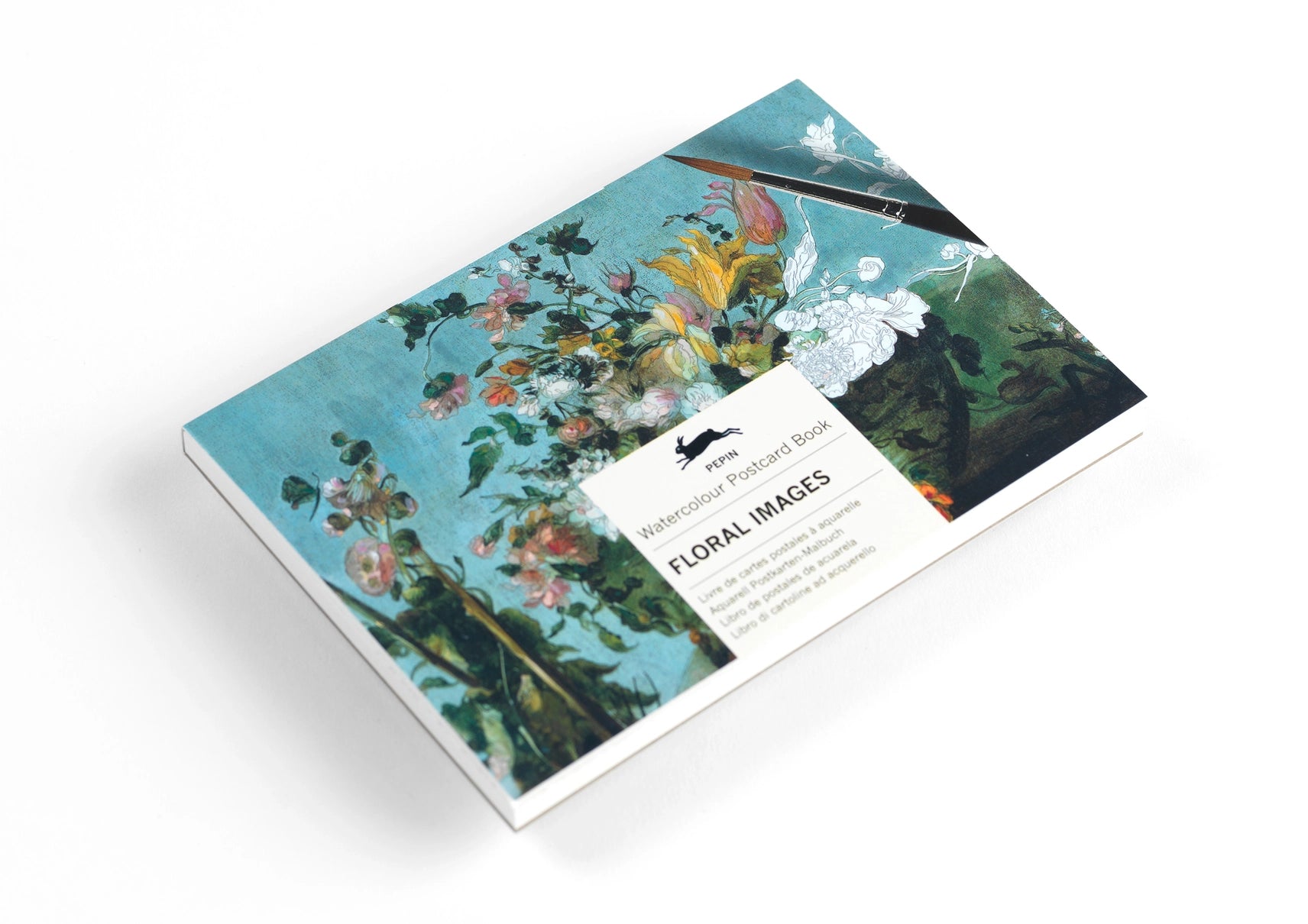 Floral Images Watercolour Postcard Book