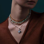 Pyrrha Opal Faceted Stone Choker