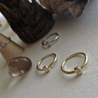"Carroll" Baguette Ring in Gold