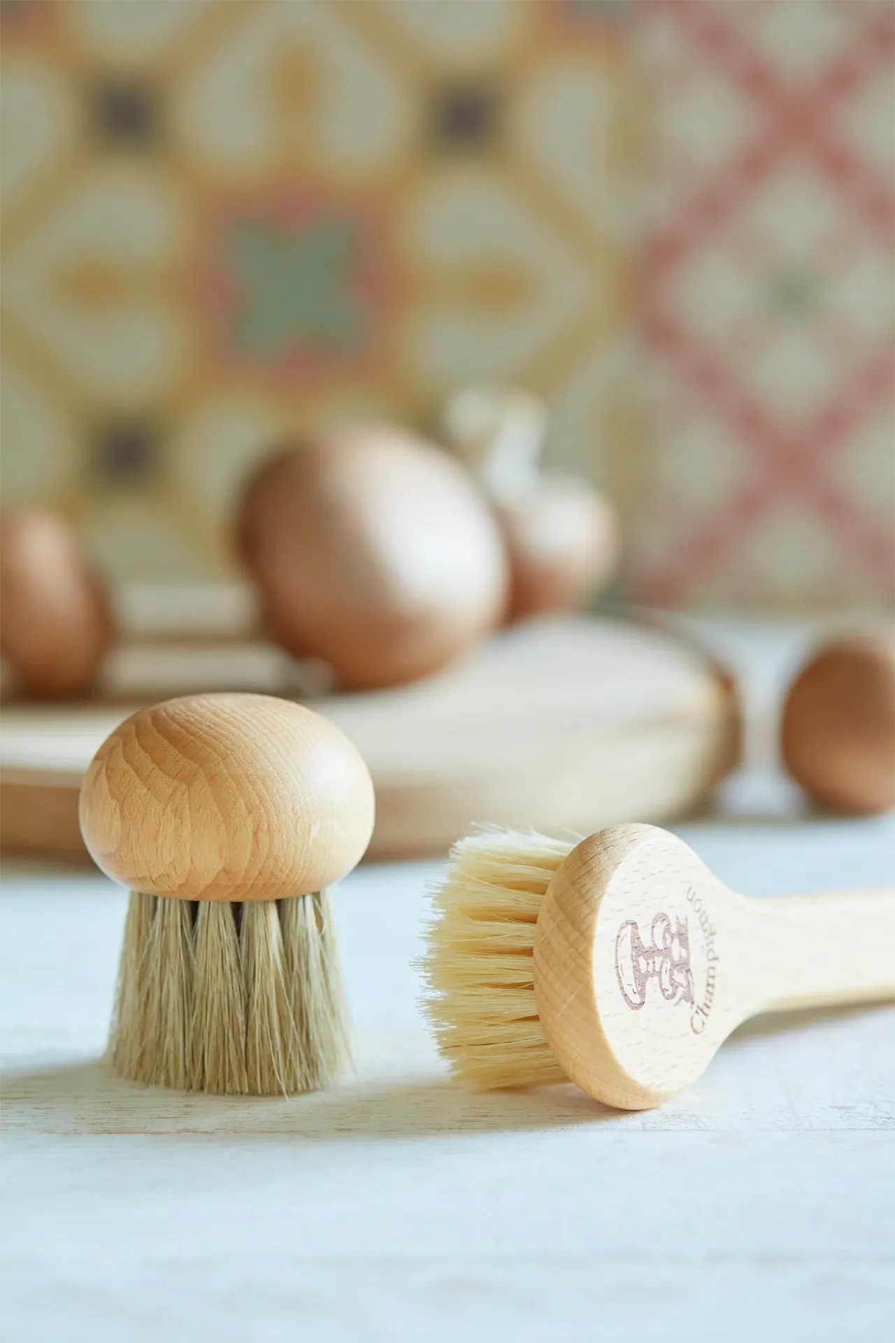Mushroom Brush with Handle