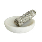 Round White Marble Bowl