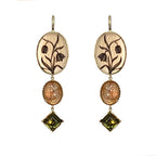 Short Drop Earrings - Tulips