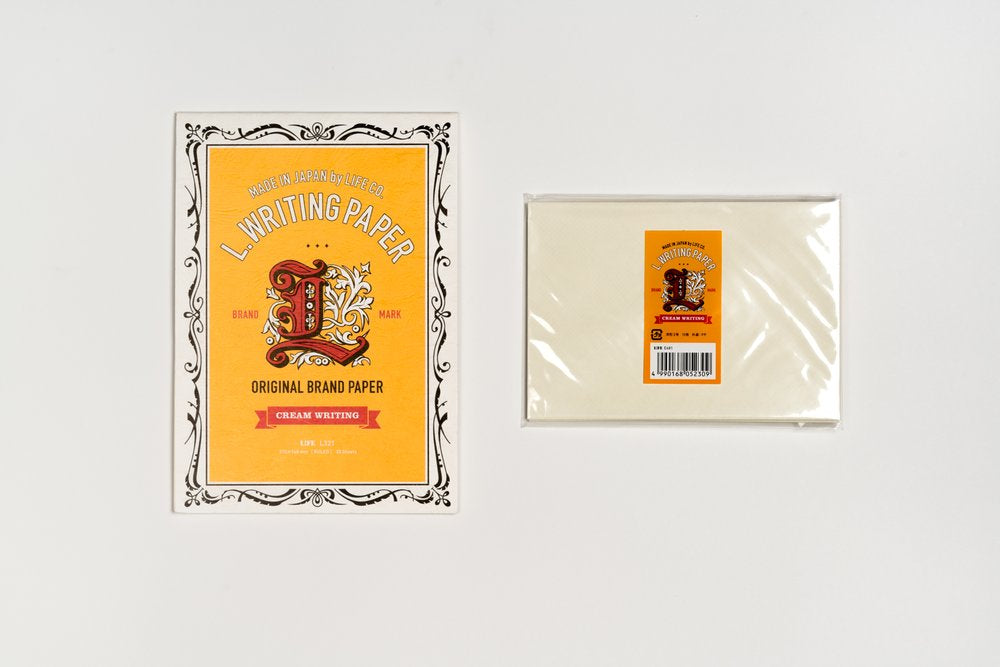 Life Brand Letter Pad - Cream A5 Ruled