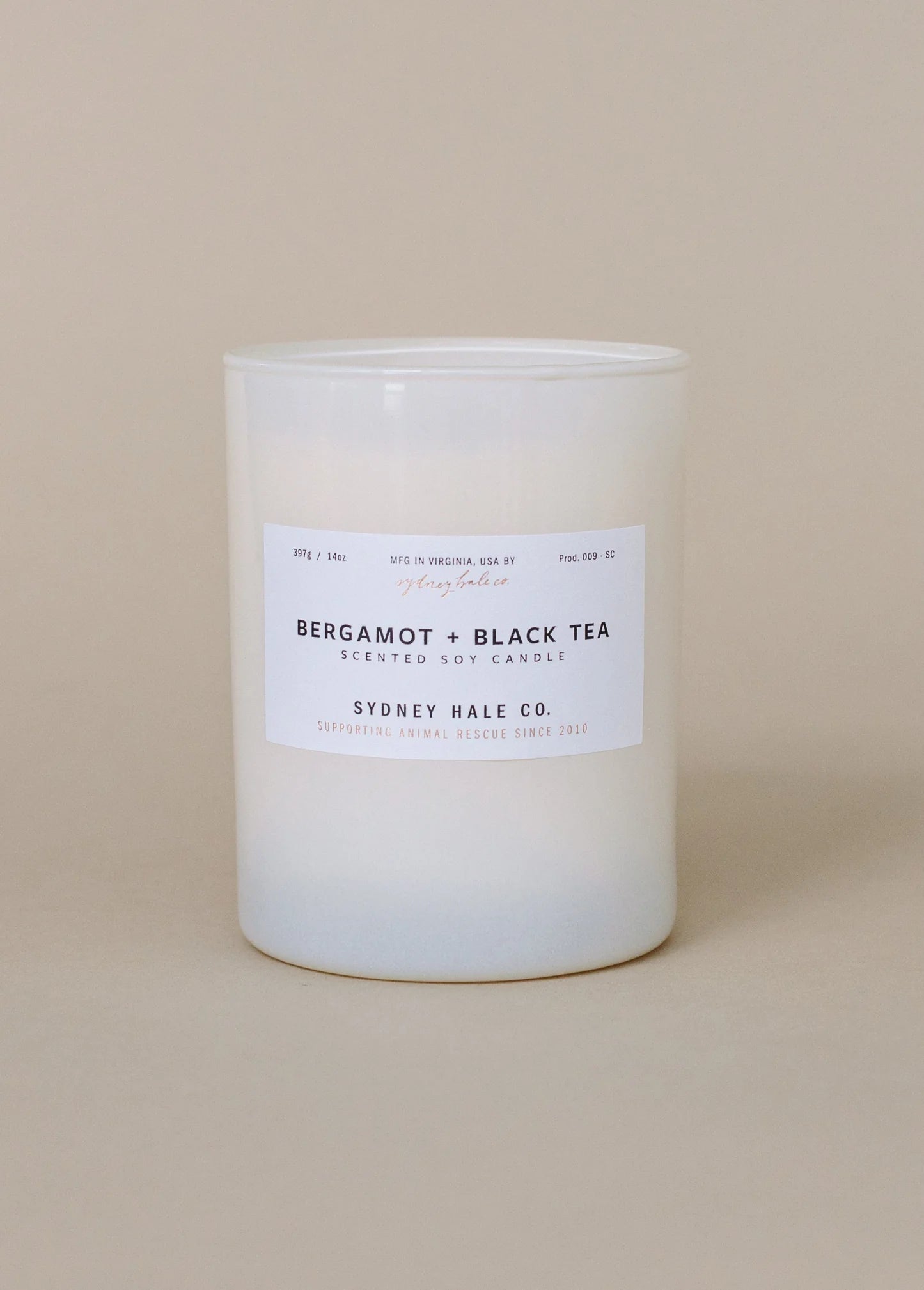 Bergamot + Black Tea Candle