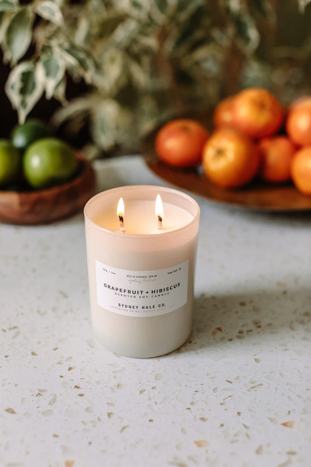 Grapefruit + Hibiscus Candle