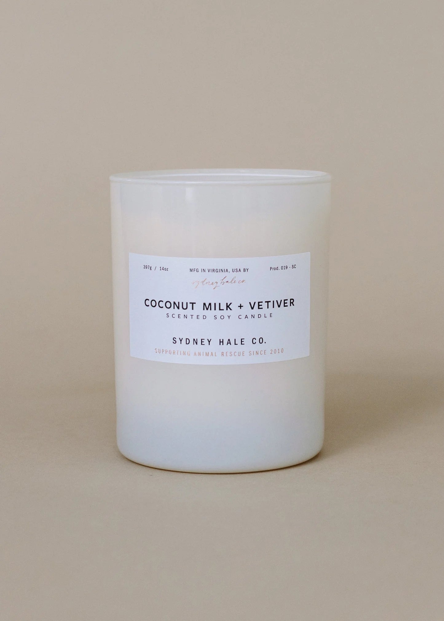Coconut Milk + Vetiver Candle