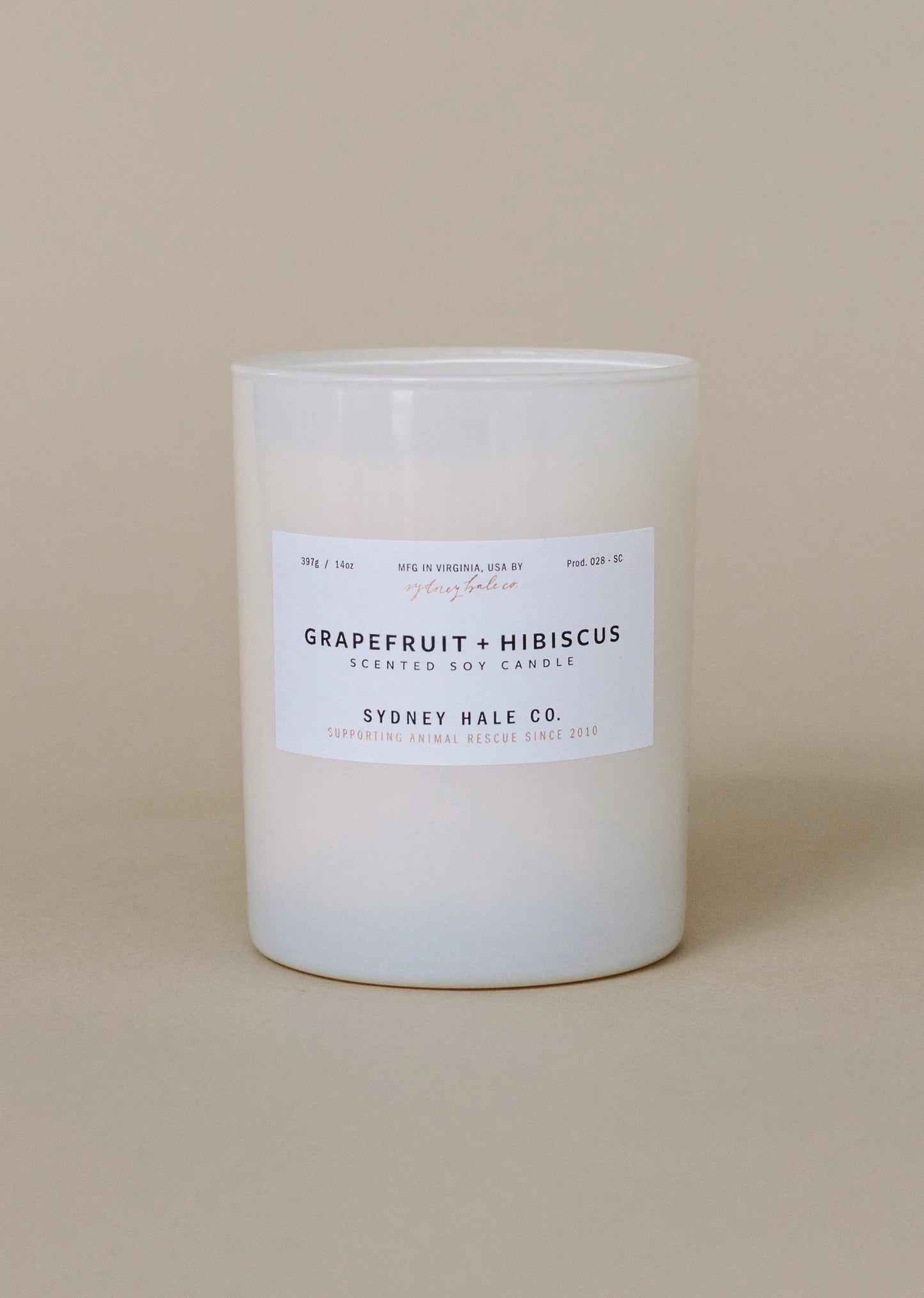 Grapefruit + Hibiscus Candle