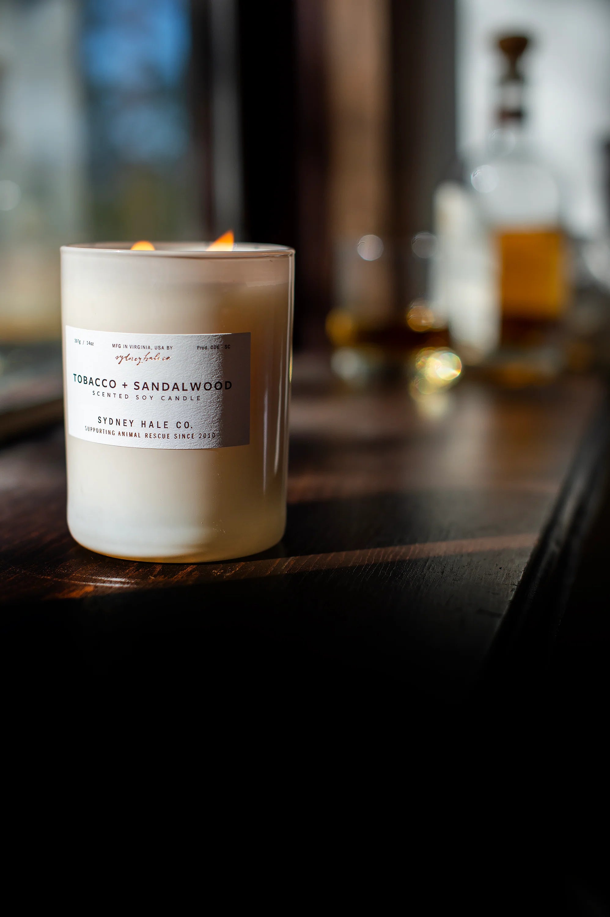 Tobacco + Sandalwood Candle