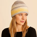 "Nelson" Wool Blend Striped Toque