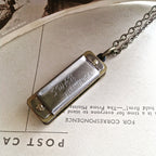 "The Key of C" Harmonica Charm Necklace