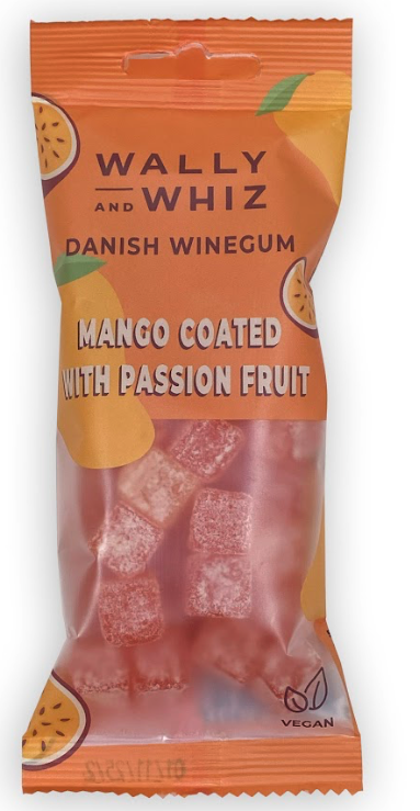 Mango Winegum Coated with Passionfruit