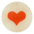 Wide Heart Ornamental Charm