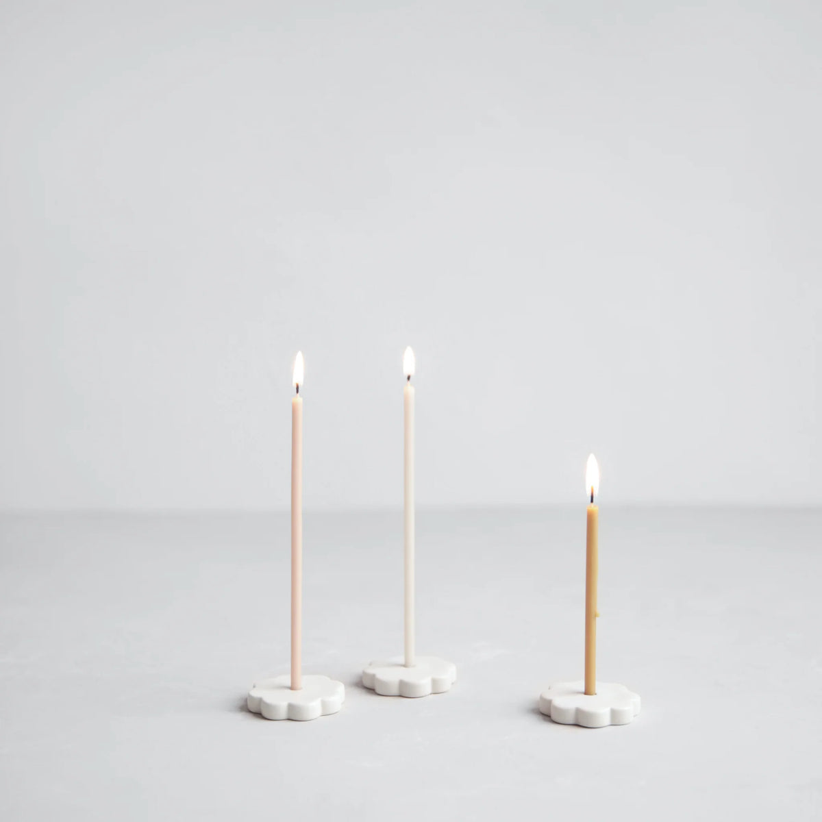 Ceramic Fleur Wishing Candle Holder