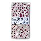 Snowflakes Linen Tea Towel