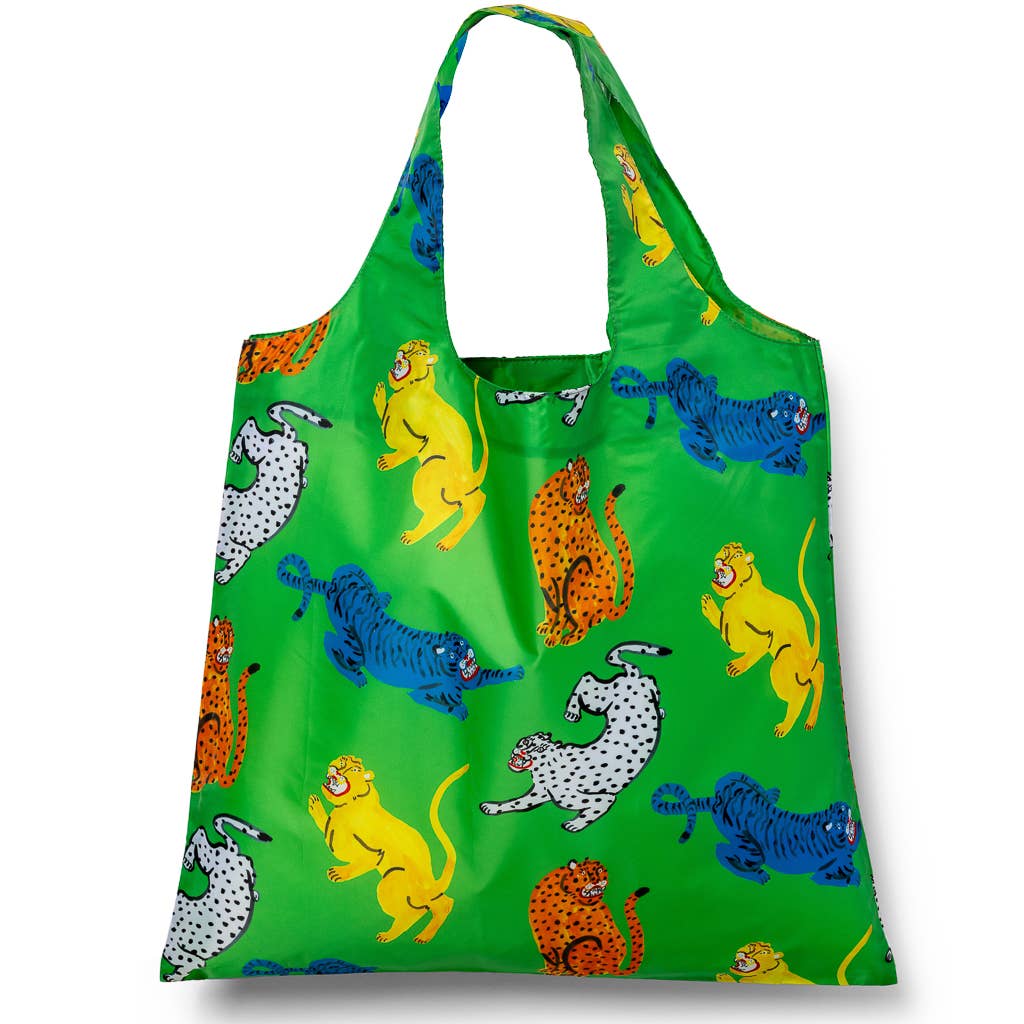 Wild Cats Art Sack® by Kristina Micotti | Reusable Cat Tote