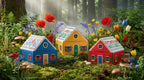 Blue Tiny Living Matchbox Cottage