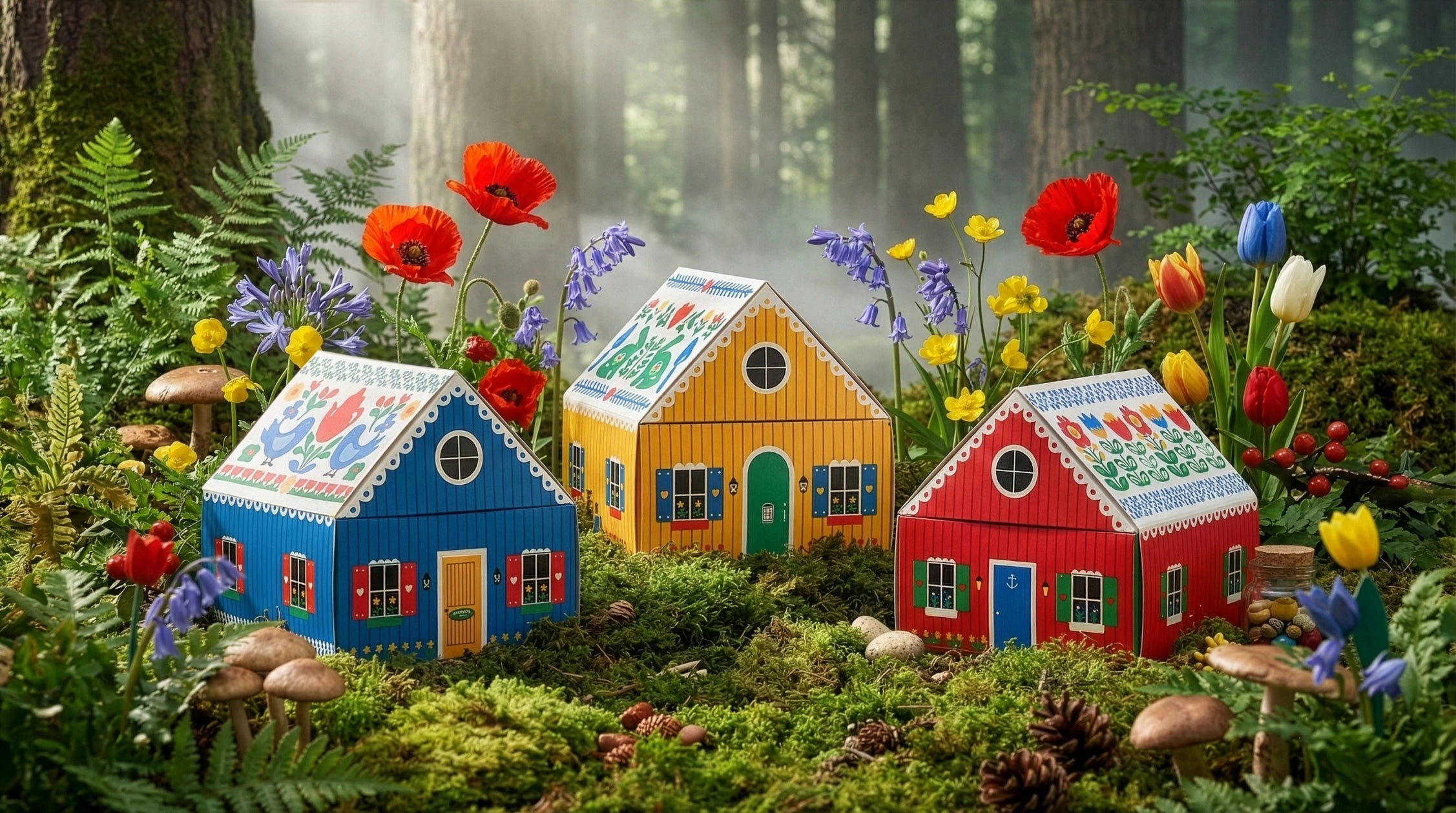Blue Tiny Living Matchbox Cottage