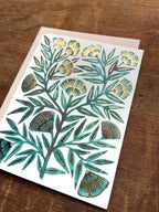 Box of 6 Blank Foil Greeting Card