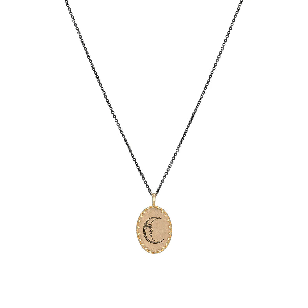 The Victoria Pendant Necklace - Moon