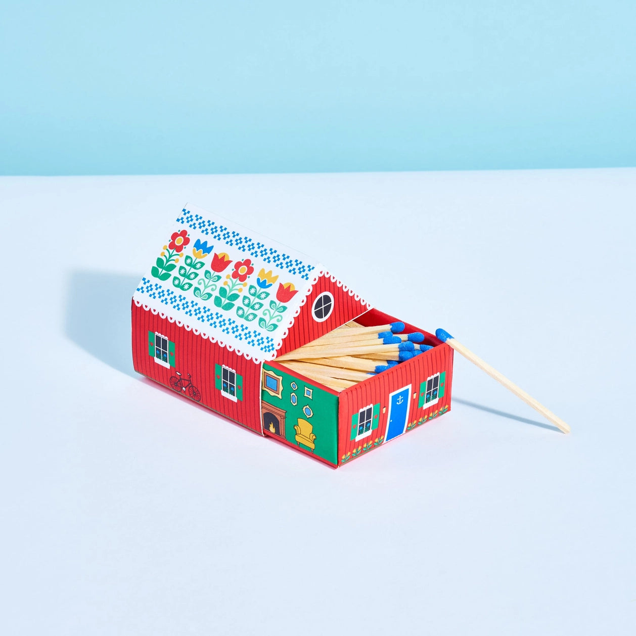 Red Tiny Living Matchbox Cottage