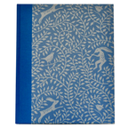 Very Large Hardback Notebook Dancing Hare Blue