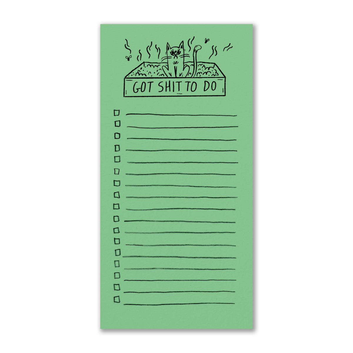 Sh*t to Do Snitty Kitty Notepad